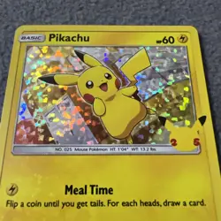 Pikachu 25/25 Holo NM Celebrations 25th Anniversary McDonald's Promo Pokemon - Image 2