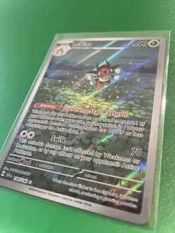 Pokemon TCG - Stellar Crown - Ledian 144/142 - Illustration Rare Holo NM - Image 3