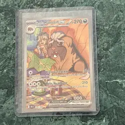 Pokemon TCG Arven's Mabosstiff EX #235/182 Sv10: Destined Rivals SAR Full Art - Image 1