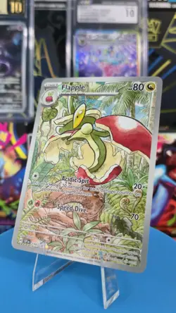 Pokemon Card TCG - Flapple 210/191 Illustration Rare Surging Sparks Near Mint - Image 1