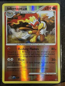 Infernape Pokemon TCG Platinum 31/127 Rare Reverse Holo - Image 2
