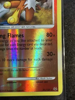 Infernape Pokemon TCG Platinum 31/127 Rare Reverse Holo - Image 4