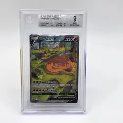 Pokemon Charizard V SWSH260 Sword & Shield Promo Full Art Holo Beckett 9 - Image 1