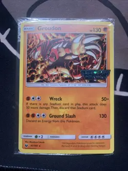Pokemon Groudon 81/168 Holo SEALED - Legendary Pokemon Stamp GameStop Promo - Image 1