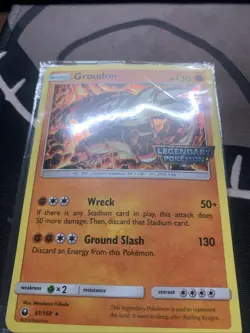 Pokemon Groudon 81/168 Holo SEALED - Legendary Pokemon Stamp GameStop Promo - Image 2