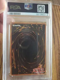 2002 Yu-Gi-Oh MRD-133 Block Attack Metal Raiders 1st Ed. PSA Gem Mint 10 Pop 15 - Image 2