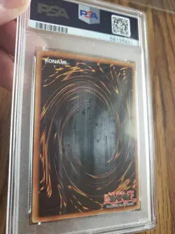 2002 Yu-Gi-Oh MRD-133 Block Attack Metal Raiders 1st Ed. PSA Gem Mint 10 Pop 15 - Image 3