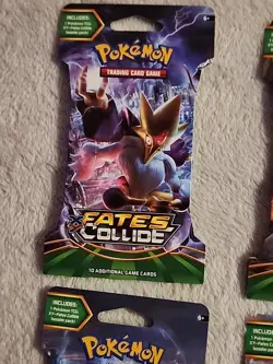 Pokemon XY Fates Collide Sealed Sleeved Booster Pack Art Set (All 4 Artworks) - Image 5