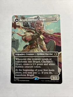 Brigid, Clachan's Heart (Borderless) - Lorwyn Eclipsed MTG Plus Bonus Card!!! - Image 1