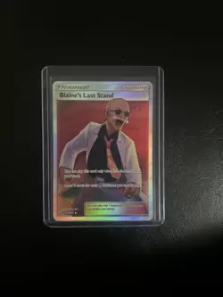 Pokemon Trainer Blaine's Last Stand Holo Card 69/70 Dragon Majesty - Image 1