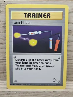 Item Finder 103/130 Base Set 2 Pokemon Card TCG Normal Rare (124) - Image 1