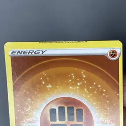 Pokemon Card Fighting Energy 2022 NM NEAR MINT MISCUT ERROR BLACK DOT ERROR - Image 3