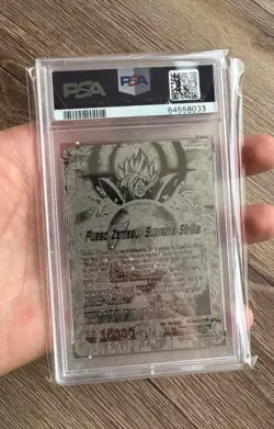 Dragon Ball Super Goku Black & Zamasu National Championship PSA 10 Metal Card - Image 2