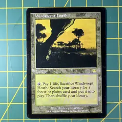 MTG Onslaught - 1x Windswept Heath - Rare NM - Image 1