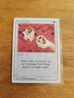 Healing Salve - Revised - MTG Magic - Common - White Instant - Image 1