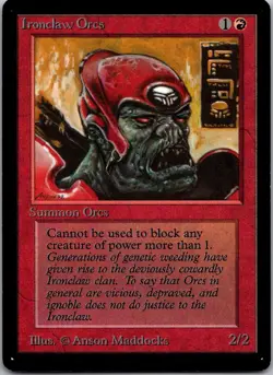 Ironclaw Orcs C Beta Edition NM - Image 1