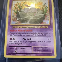 Pokemon XY Evolutions, Mew, Holo Rare, LP, Read Description - Image 3
