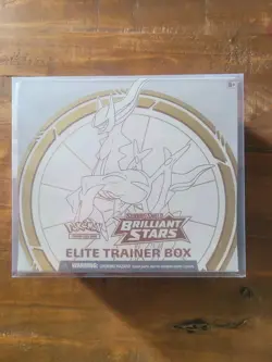 Pokemon TCG Brilliant Stars Elite Trainer Box Sealed ETB Sealed &[Plastic Case] 820650850127 - Image 1