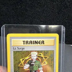 Pokemon Lt. Surge 17/132 Holo Rare Trainer Card Gym Heroes Unlimited - Image 3