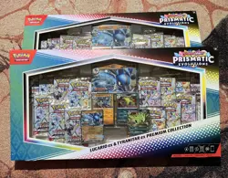 Pokemon TCG Prismatic Evolutions Lucario EX Tyranitar EX Collection 2x Lot - Image 1