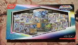 Pokemon TCG Prismatic Evolutions Lucario EX Tyranitar EX Collection 2x Lot - Image 2