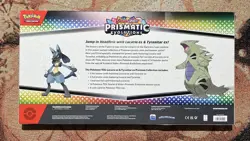 Pokemon TCG Prismatic Evolutions Lucario EX Tyranitar EX Collection 2x Lot - Image 5