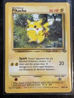 Pikachu Pokemon TCG Jungle 60/64 - Image 1