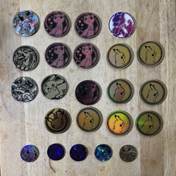 23 Random Pokemon Coins Charizard Pikachu Celebrations Mew Mewtwo + more - Image 1