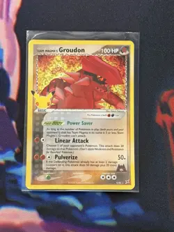 Team Magma's Groudon 9/95 Holo Pokemon Celebrations 25th Anniversary - Image 1