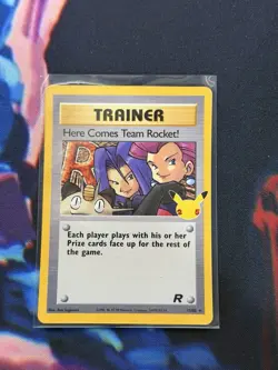 Here Comes Team Rocket! 15/82 Holo Pokemon Celebrations 25th Anniversary - Image 1