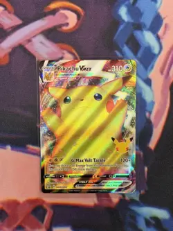 Pikachu VMAX SWSH062 Pokemon Celebrations 25th Anniversary Black Star Promo - Image 1