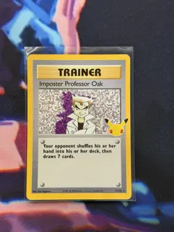 Imposter Professor Oak 73/102 Holo Pokemon Celebrations 25th Anniversary - Image 1