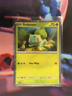 Bulbasaur SVP EN 046 Holo Pokemon Scarlet & Violet Black Star Promo - Image 1