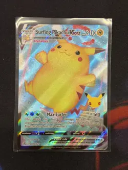 Surfing Pikachu VMAX 009/025 Ultra Rare Pokemon Celebrations 25th Anniversary - Image 1