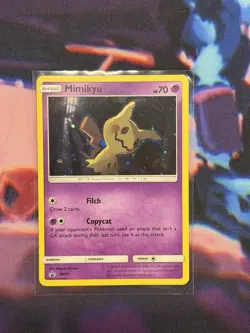 Mimikyu Holo SM99 Pokemon Sun & Moon Black Star Promo - Image 1