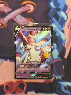 Dark Sylveon V SWSH134 Pokemon Celebrations 25th Anniversary Black Star Promo - Image 1