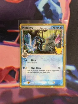Mimikyu SWSH136 Pokemon Celebrations 25th Anniversary Black Star Promo - Image 1