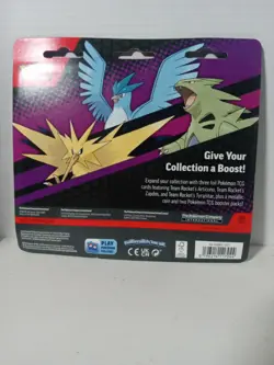 Pokemon 2 Pack Blister - Team Rocket's Articuno, Zapdos, Tyranitar - New Sealed - Image 2