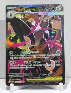 Mega Lopunny EX 128/094 Special Illustration Rare Phantasmal Flames Pokemon - NM - Image 1