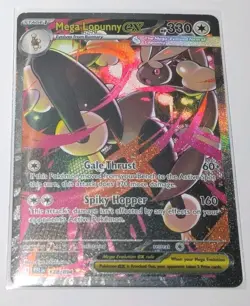 Mega Lopunny EX 128/094 Special Illustration Rare Phantasmal Flames Pokemon - NM - Image 2