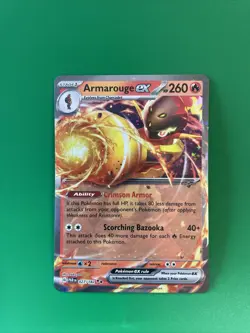 Pokemon - Armarouge ex - 027/182 - Paradox Rift - Holo - Double Rare NM - Image 1