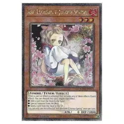 YUGIOH ASH BLOSSOM & JOYOUS SPRING QUARTER CENTURY SECRET RARE NM RA04-EN025 - Image 1