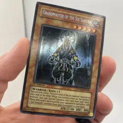 YUGIOH GRANDMASTER OF THE SIX SAMURAI SECRET RARE EX STON-EN000 - Image 3