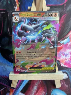 Mega Charizard x EX 013/094 Me02: Phantasmal Flames Holo Pokemon Card - Image 2