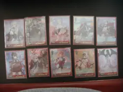 Weiss Schwarz Azur Lane~LOT OF 10 JAPANESE TRIPLE RARE RRR & SR FOIL CARDS~MINT - Image 1