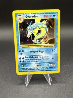 Pokemon TCG Gyarados Holo Rare Card 006/102 Base Set 1999 Unlimited - Image 1