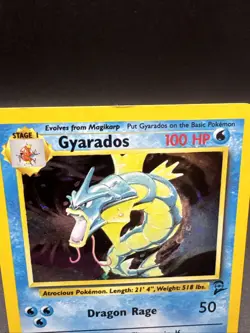 Pokemon TCG Gyarados Holo Rare Card 006/102 Base Set 1999 Unlimited - Image 2