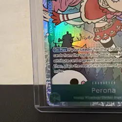 One Piece Perona SR Legacy of the Master Foil Card OP12-034 English NM Condition - Image 4