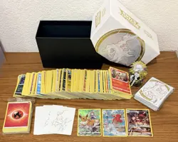 Pokemon TCG Brilliant Stars - 350 Cards Bulk Lot + Accs + Arceus Mini Figurine 636996769661 - Image 1