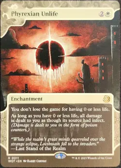 Phyrexian Unlife - Wilds of Eldraine: Enchanting Tales MTG #11 Rare - Image 1